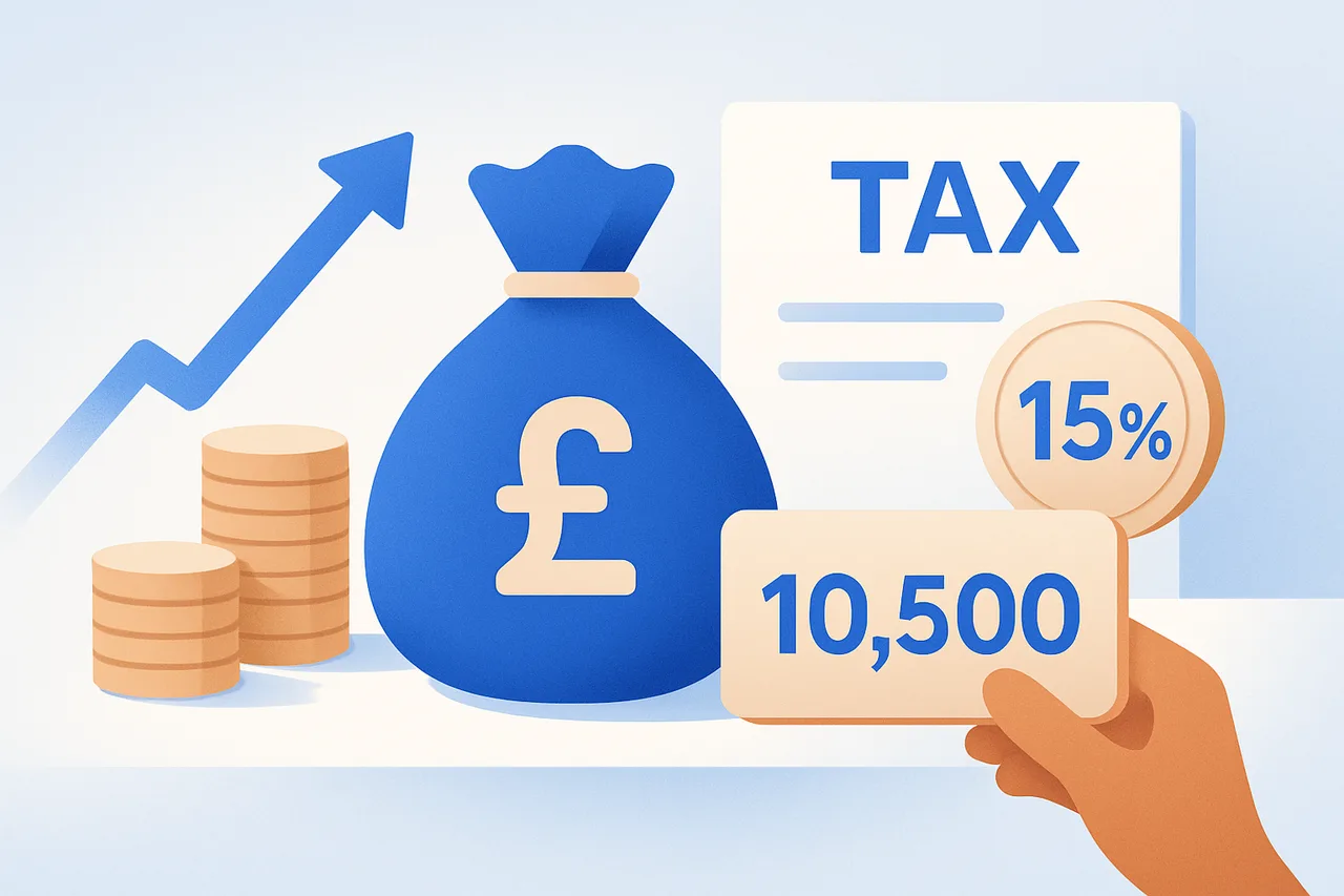 UK employer NIC stays 15% on a £5,000 threshold for 2026/27; Employment Allowance £10,500