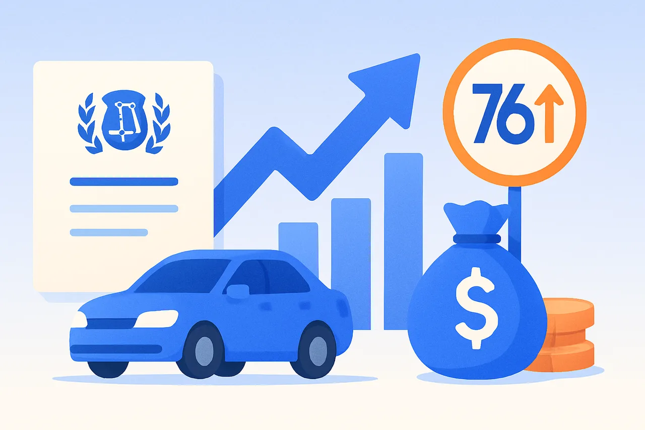 IRS raises business mileage rate to 76 cents/mile from July 1, 2026