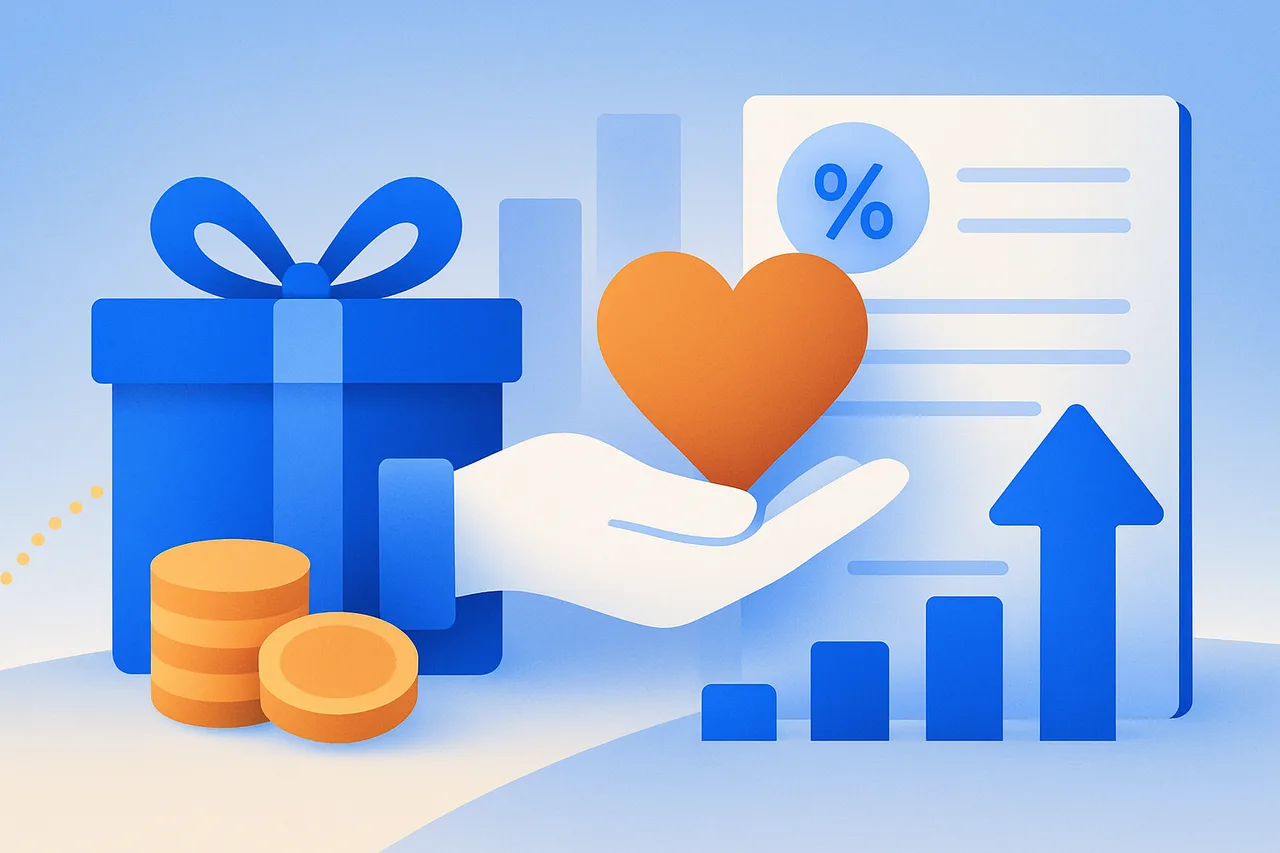 Corporate charitable gifts get a new 1% floor before they are deductible in 2026